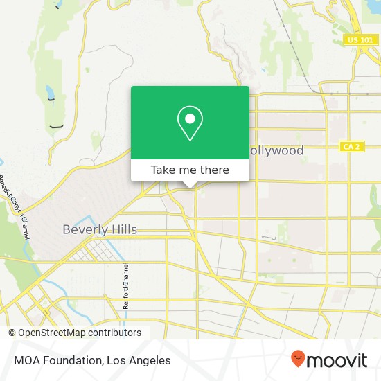 MOA Foundation map