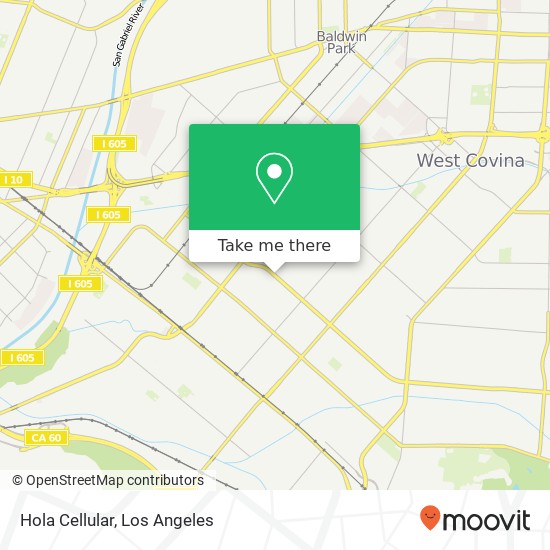 Mapa de Hola Cellular