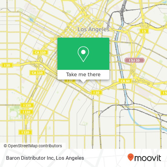 Baron Distributor Inc map