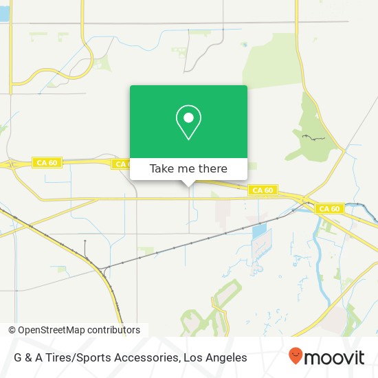 G & A Tires/Sports Accessories map