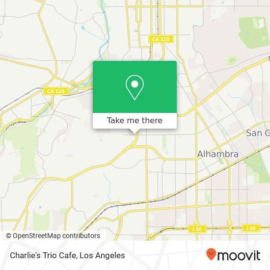 Mapa de Charlie's Trio Cafe