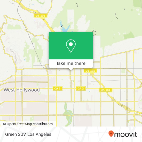 Green SUV map