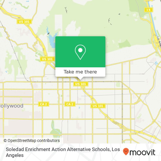 Soledad Enrichment Action Alternative Schools map
