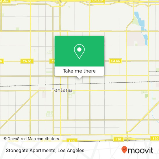 Mapa de Stonegate Apartments