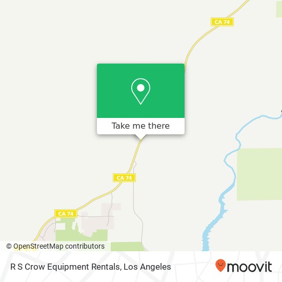 R S Crow Equipment Rentals map