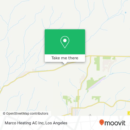 Marco Heating AC Inc map