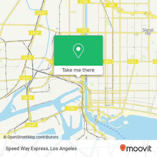 Speed Way Express map