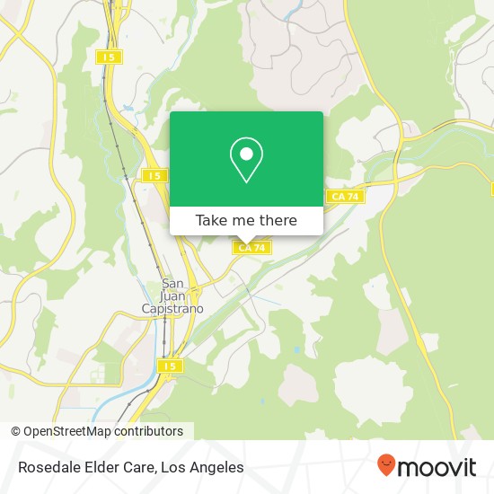 Rosedale Elder Care map