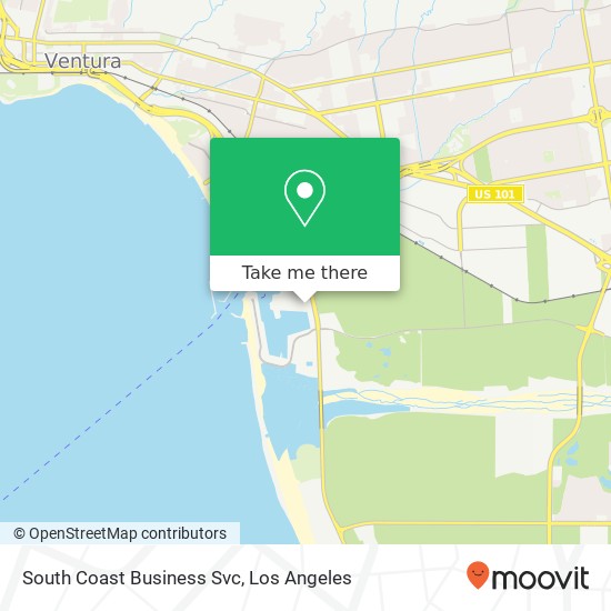 South Coast Business Svc map