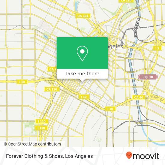 Forever Clothing & Shoes map