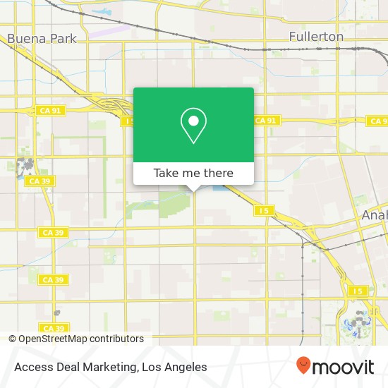 Access Deal Marketing map