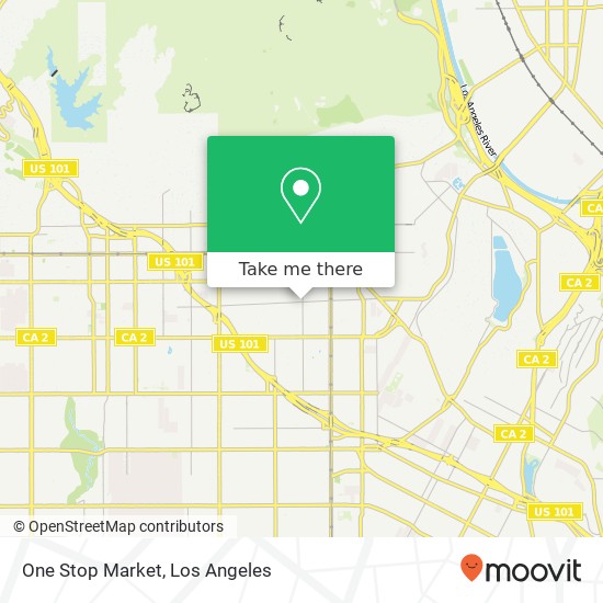 Mapa de One Stop Market