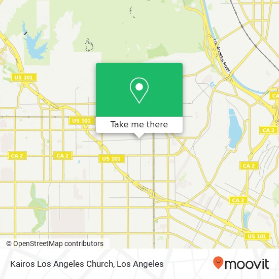 Mapa de Kairos Los Angeles Church