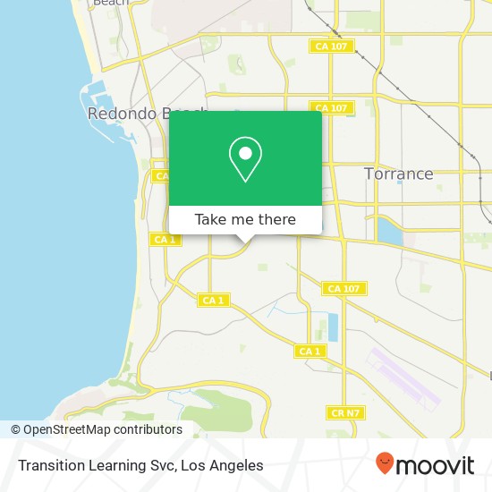 Transition Learning Svc map