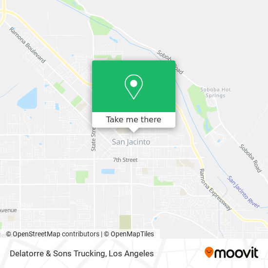 Delatorre & Sons Trucking map