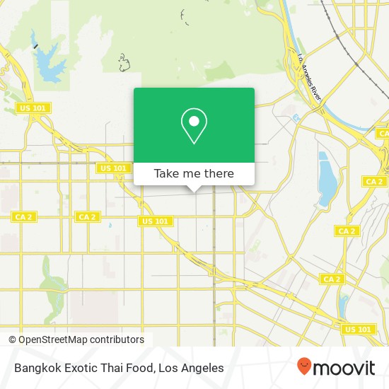Bangkok Exotic Thai Food map