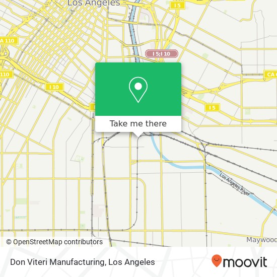 Don Viteri Manufacturing map