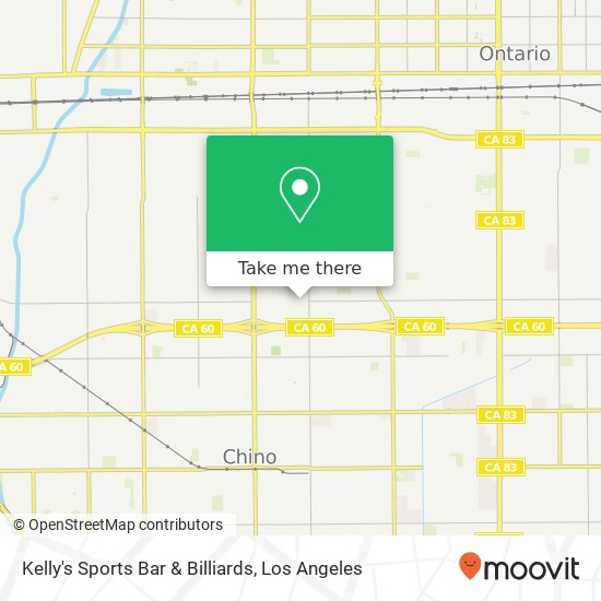 Mapa de Kelly's Sports Bar & Billiards