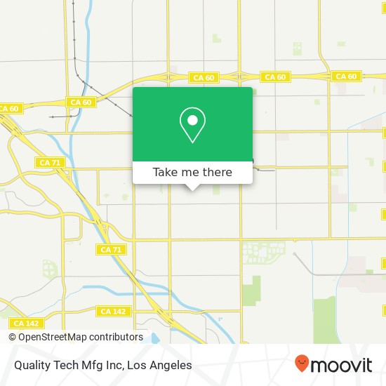 Mapa de Quality Tech Mfg Inc