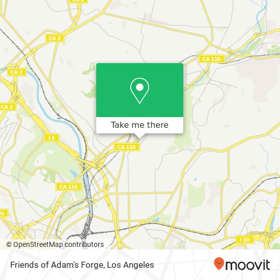 Mapa de Friends of Adam's Forge