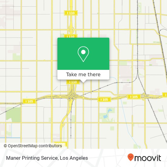 Maner Printing Service map