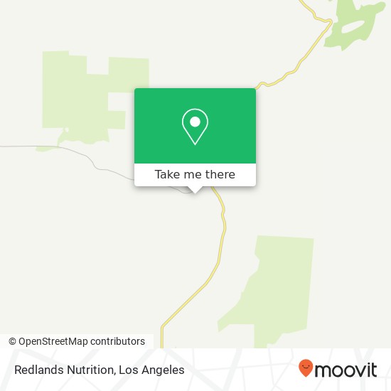 Redlands Nutrition map