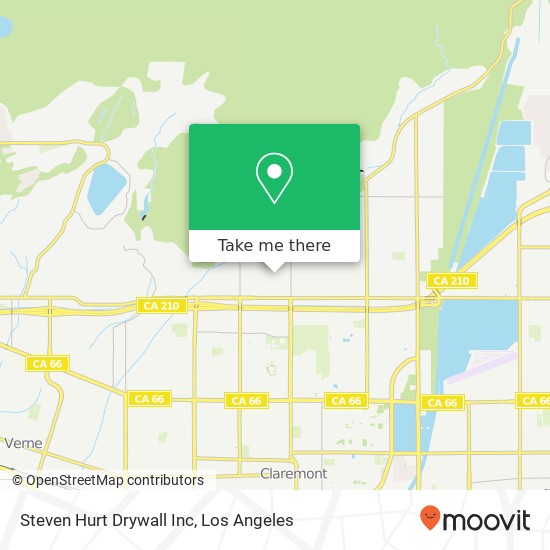 Mapa de Steven Hurt Drywall Inc