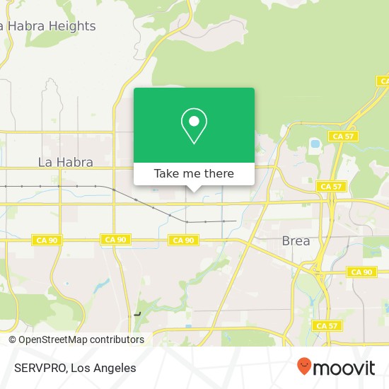 SERVPRO map