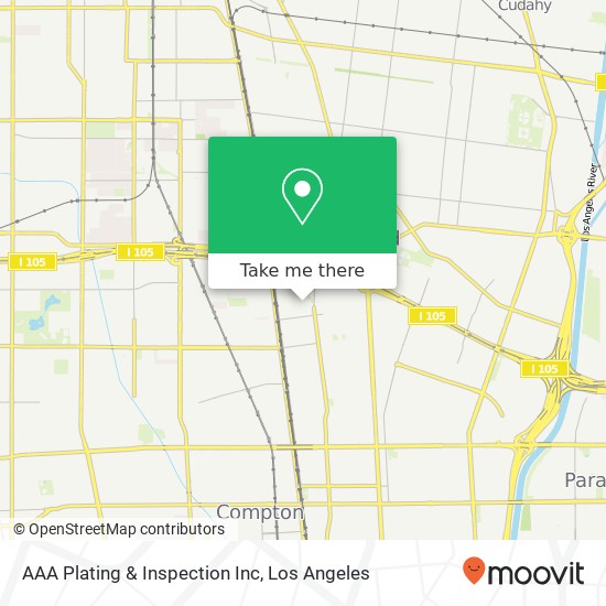 AAA Plating & Inspection Inc map