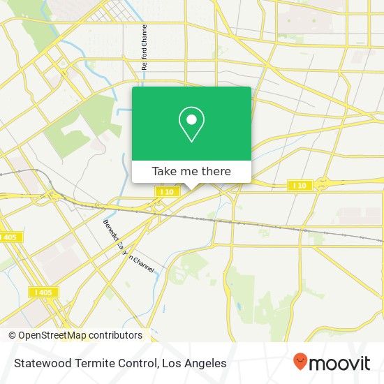Statewood Termite Control map