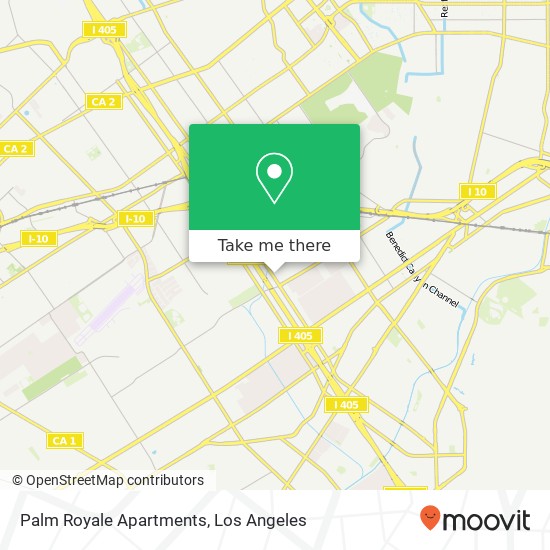 Mapa de Palm Royale Apartments