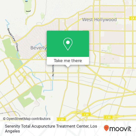 Mapa de Serenity Total Acupuncture Treatment Center