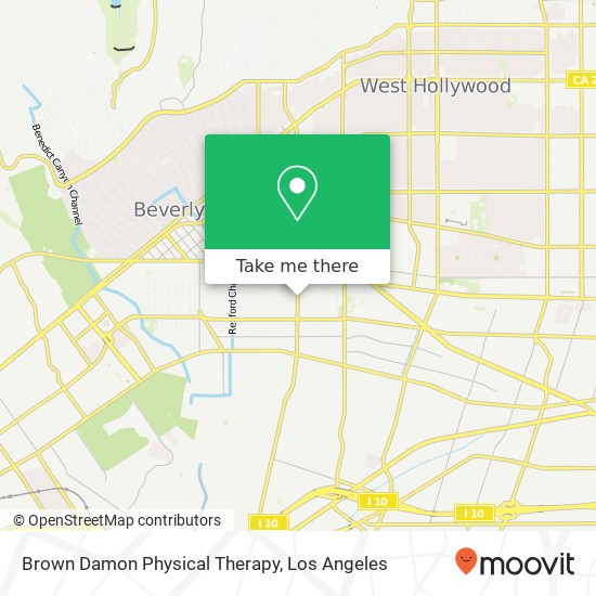 Mapa de Brown Damon Physical Therapy