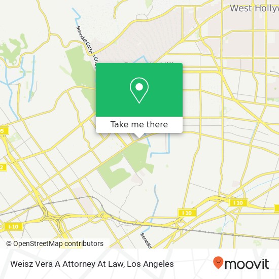 Weisz Vera A Attorney At Law map