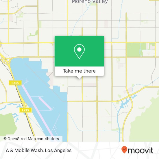 A & Mobile Wash map