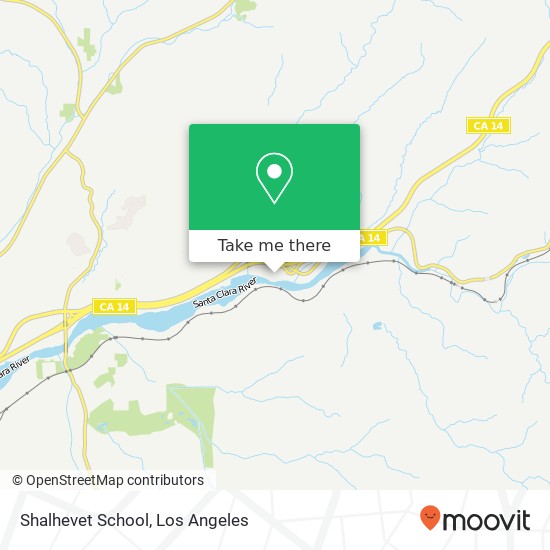 Shalhevet School map