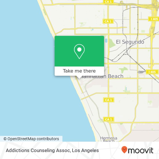 Addictions Counseling Assoc map