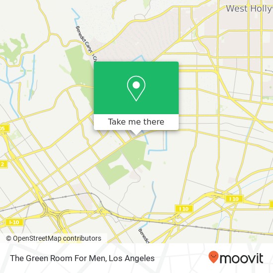 The Green Room For Men map