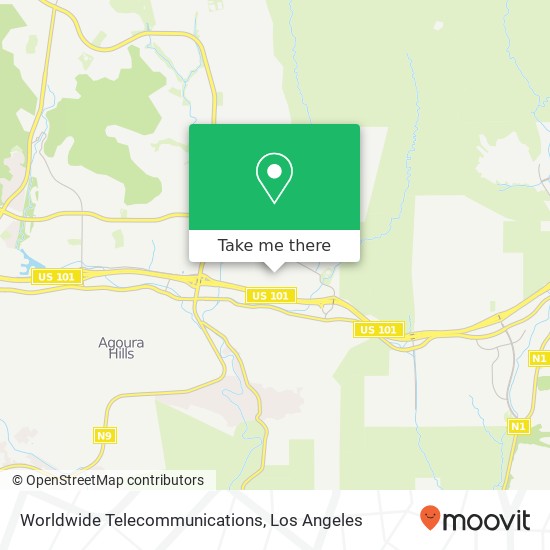 Worldwide Telecommunications map