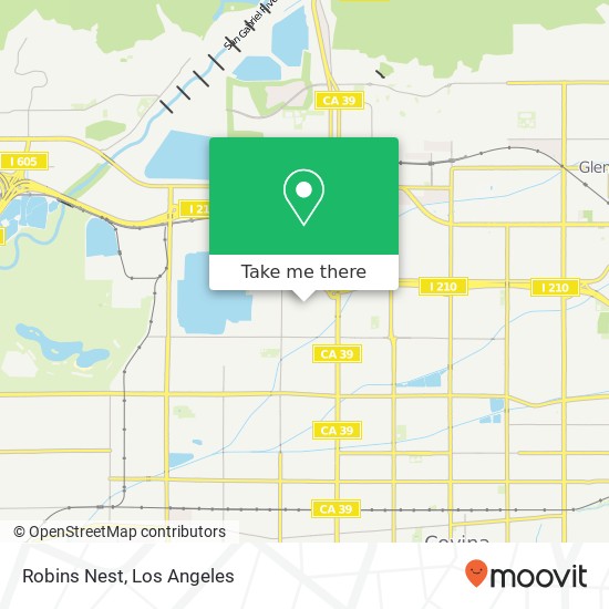 Robins Nest map