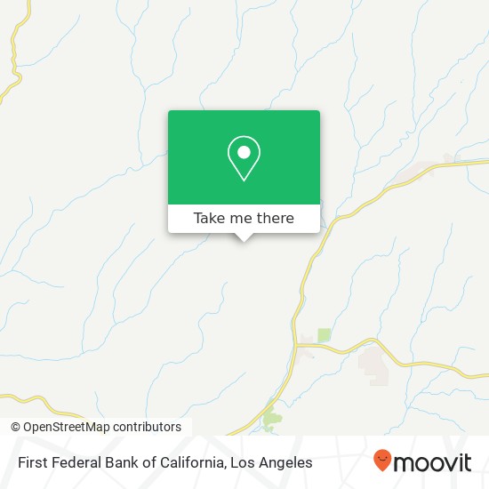 First Federal Bank of California map