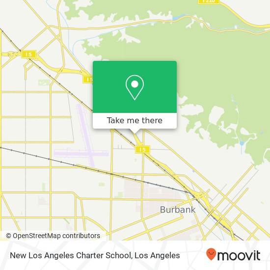 Mapa de New Los Angeles Charter School