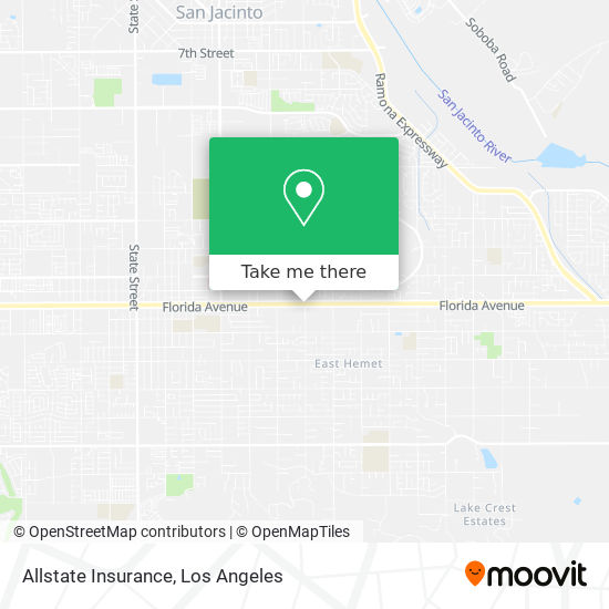 Allstate Insurance map