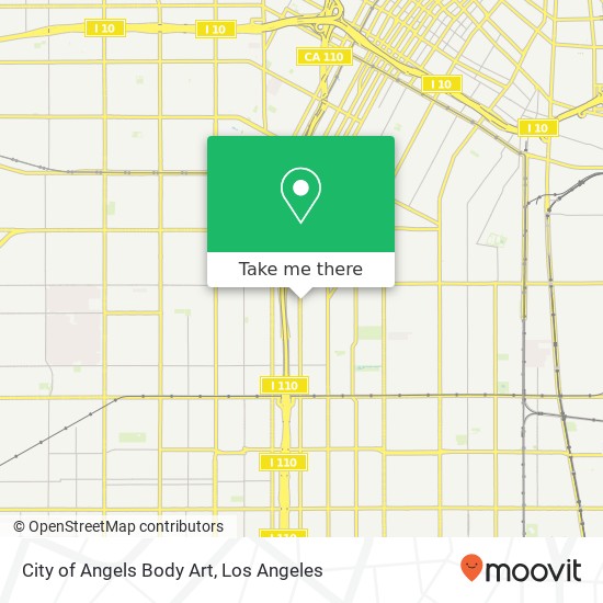 Mapa de City of Angels Body Art