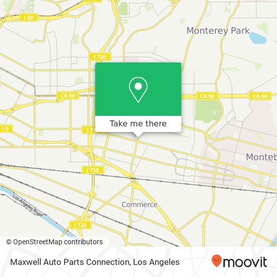 Maxwell Auto Parts Connection map