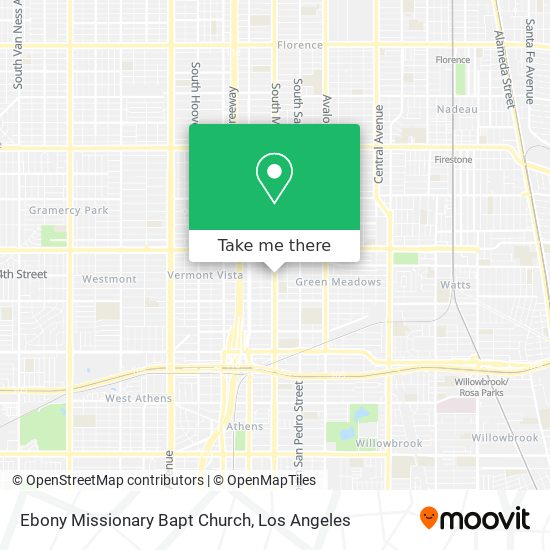 Ebony Missionary Bapt Church map