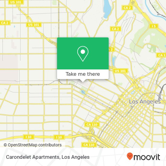 Carondelet Apartments map