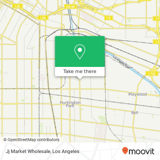 Jj Market Wholesale map