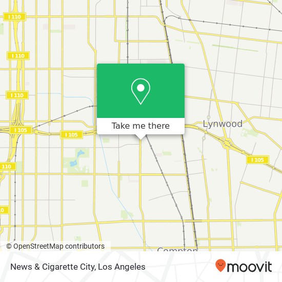 News & Cigarette City map