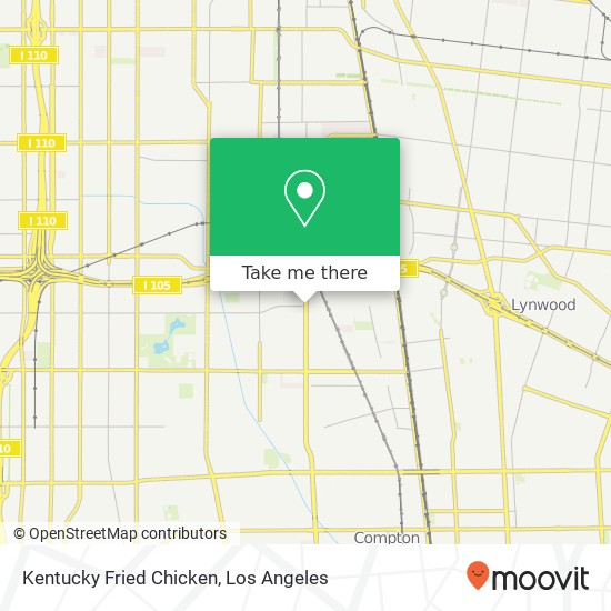 Kentucky Fried Chicken map